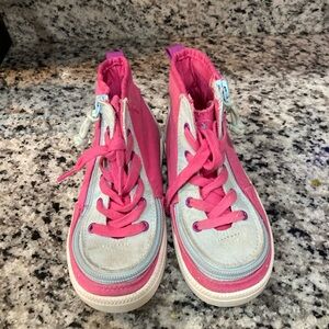 Vibrant Pink and Blue Kids' Sneakers